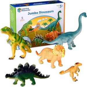 Learning Resources Jumbo Dinosaurs - Toddler Learning Toys, Dinosaurs Toys